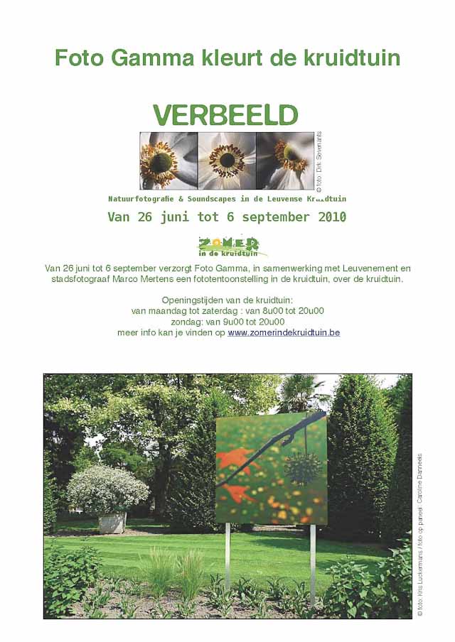 Foto Gamma kleurt de kruidtuin